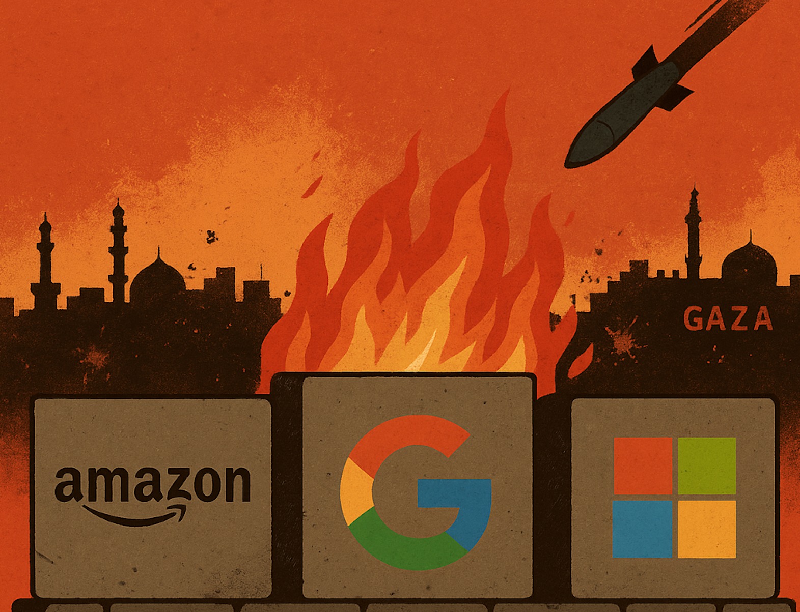 شركات تكنولوجيا أمريكية تدعم الإبادة الجماعية بغزة