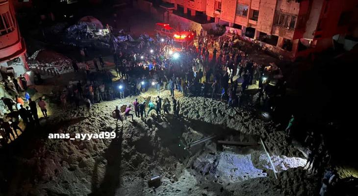 شهداء ومفقودون بغارة صهيونية على خيام النازحين في غزة