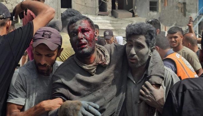 10 شهداء و40 مفقودا بقصف صهيوني لمدينة غزة