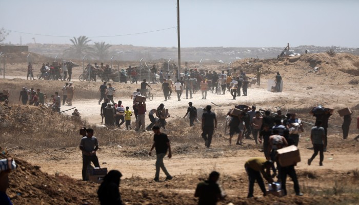 حماس تطالب بوقف آلية الاحتلال القاتلة لتوزيع المساعدات