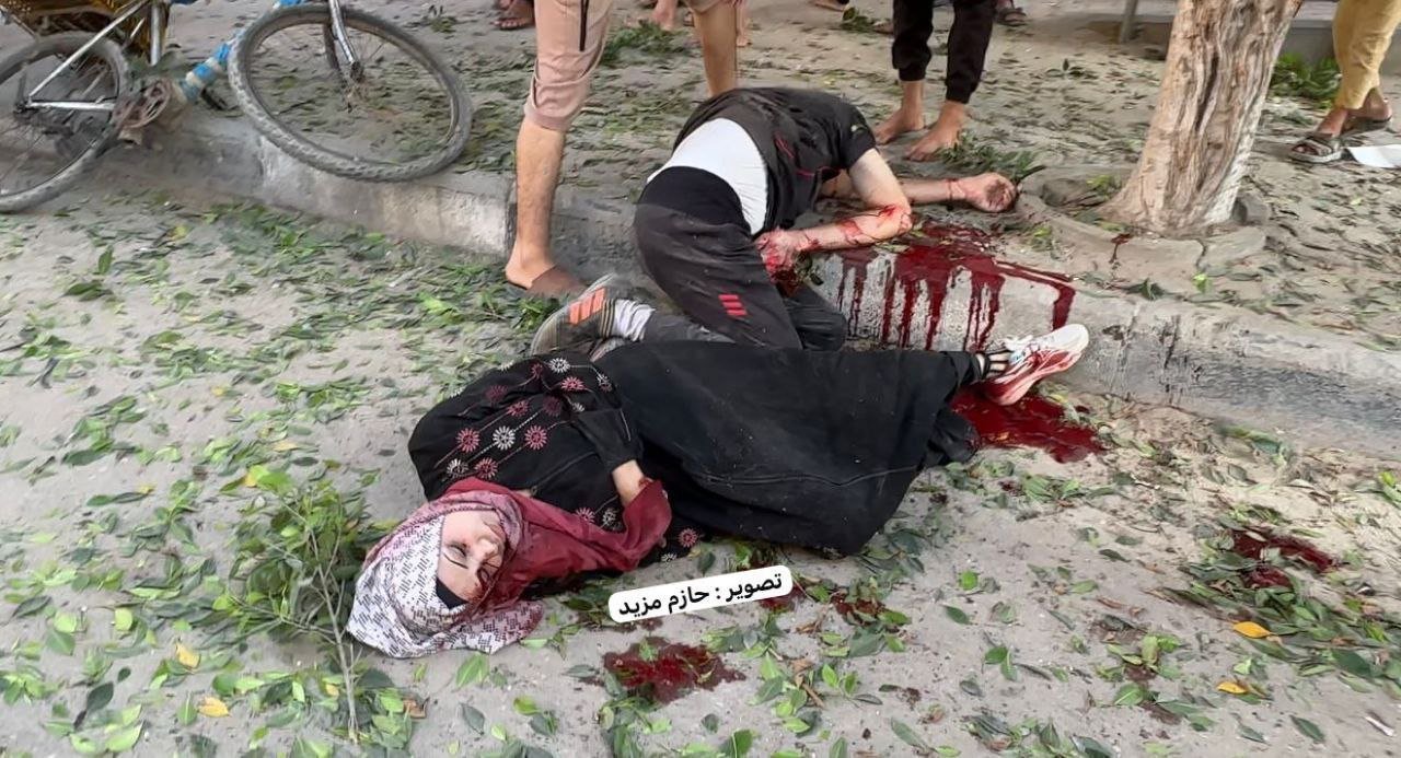 15شهيدا بمجزرة مروعة  في دير البلح