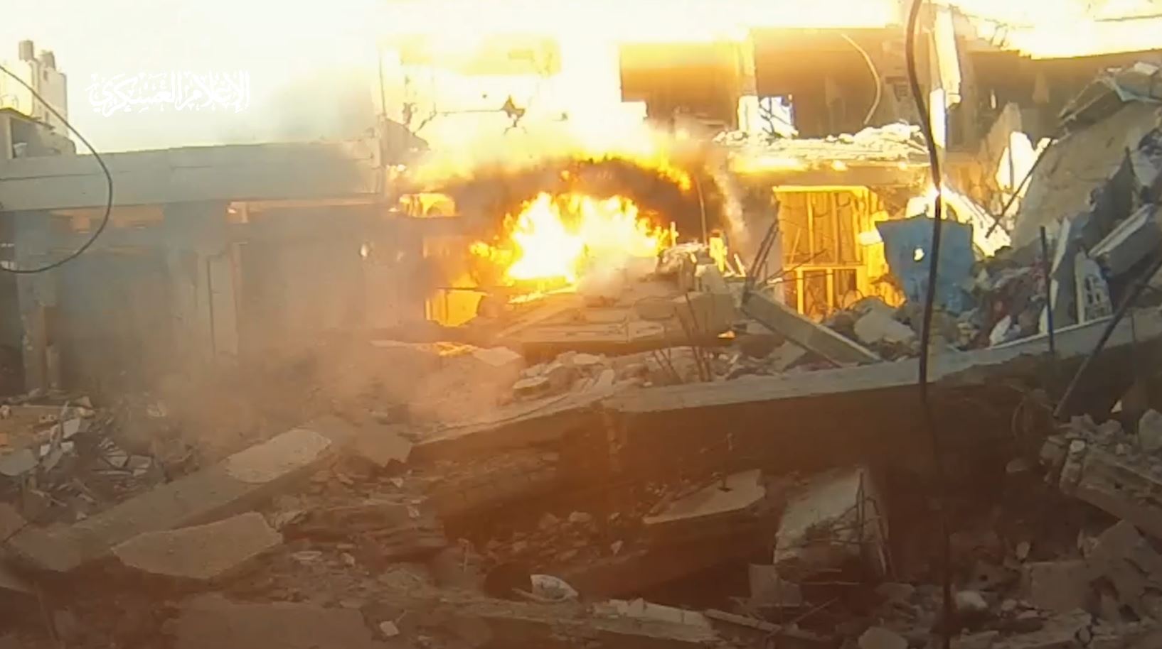 كتائب القسام تدمر 4 آليات للاحتلال في حي الزيتون بغزة