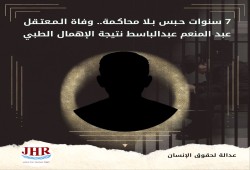 استشهاد المعتقل عبد المنعم عبد الباسط بسجون الانقلاب