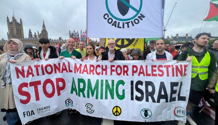 80 ألفاً يتظاهرون في شوارع لندن من أجل غزة: لن نصمت