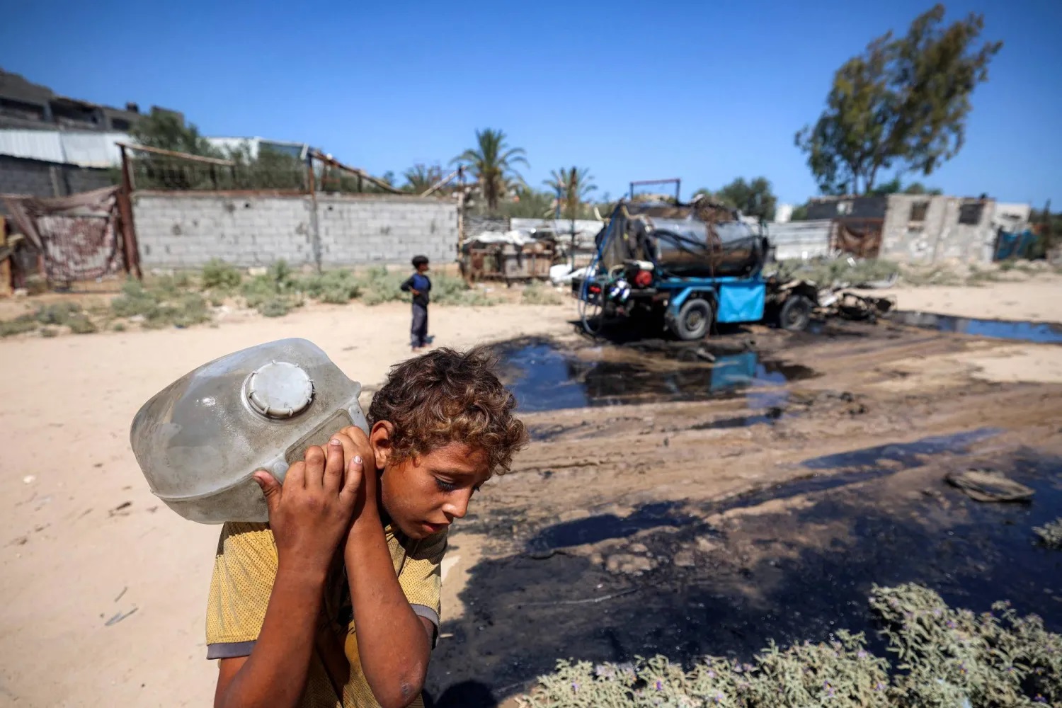 نداء استغاثة من العشائر لوقف كارثة العطش بغزة