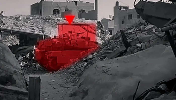 القسام تدمّر جرافة عسكرية صهيونية في جباليا