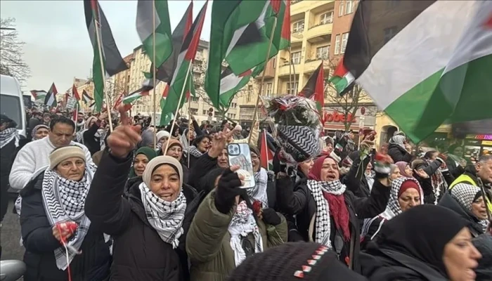 الشرطة الألمانية تقمع مظاهرة داعمة لغزة في برلين