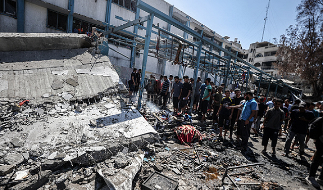 هيومن رايتس: الاحتلال قصف 500 مدرسة كانت ملاجئ للنازحين بغزة