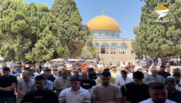 45 ألفًا يؤدون صلاة الجمعة في المسجد الأقصى