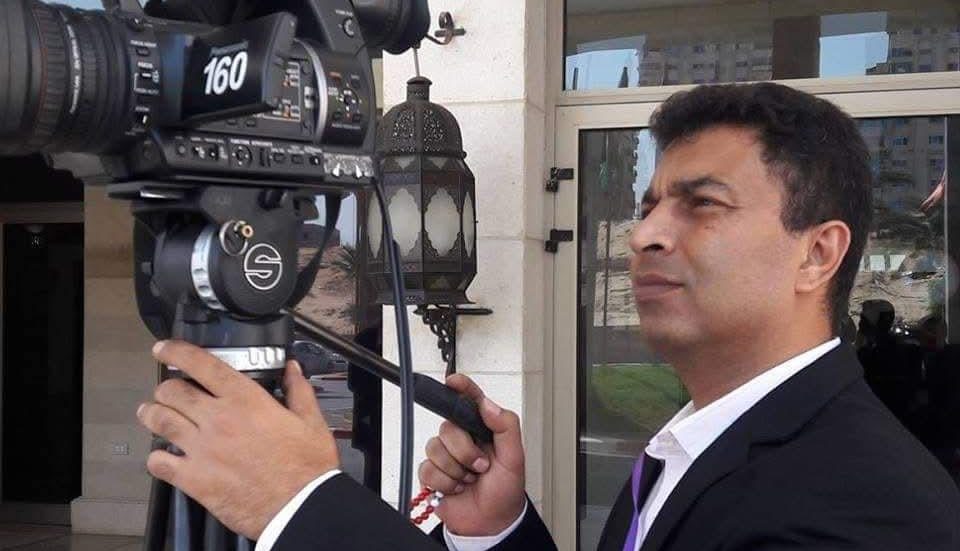استشهاد الصحفي خالد المدهون بنيران الاحتلال شمالي غزة