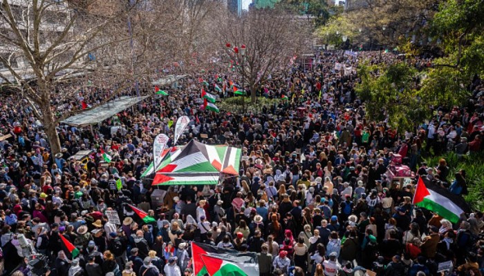 مسيرات حاشدة في أستراليا تطالب بوقف الإبادة بغزة ومعاقبة الاحتلال