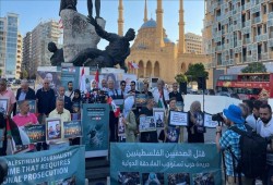 وقفة في بيروت تضامنا مع الصحفيين الفلسطينيين ضد الاستهداف الصهيوني
