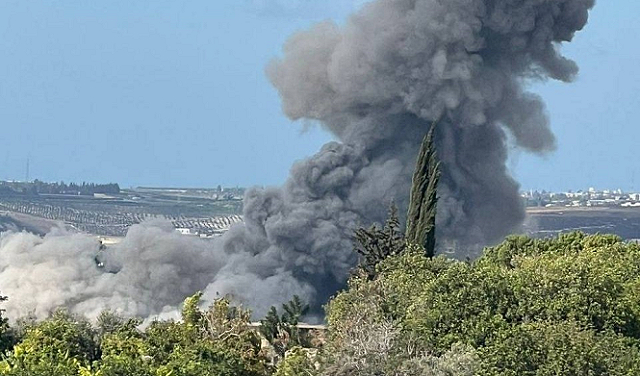 8 غارات صهيونية على البقاع اللبناني