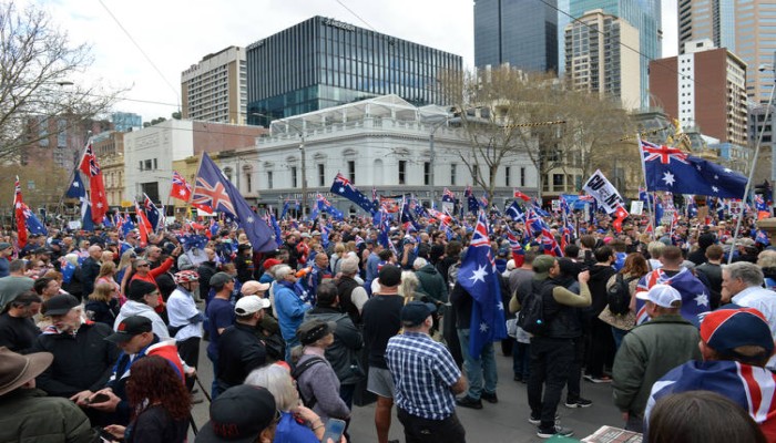 المظاهرة الـ100.. الأستراليون يواصلون احتجاجاتهم ضد مجازر غزة