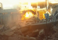 سرايا القدس تدمر ميركافا صهيونية في مدينة غزة