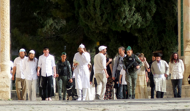 مئات الصهاينة يقتحمون الأقصى بحماية قوات الاحتلال