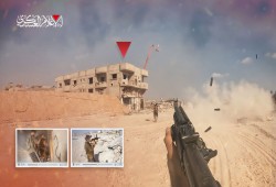 القسام تنشر فيديو يوثق اقتحام موقع للاحتلال في خانيونس