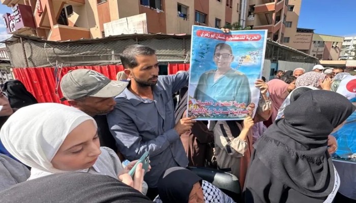 المطالبة بالإفراج عن الطواقم الطبية بغزة من سجون الاحتلال