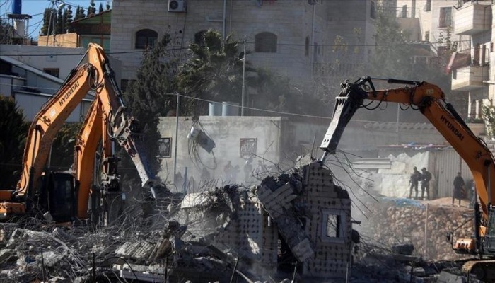 قوات الاحتلال تهدم منزلين في بلدة شقبا غربي رام الله