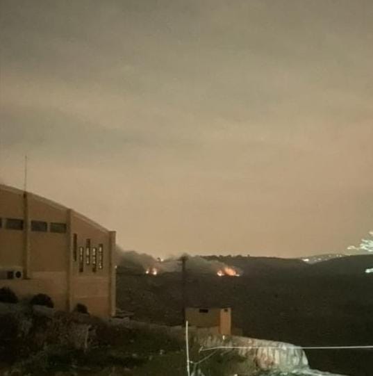 قصف صهيوني مكثف يستهدف بلدات جنوبي لبنان