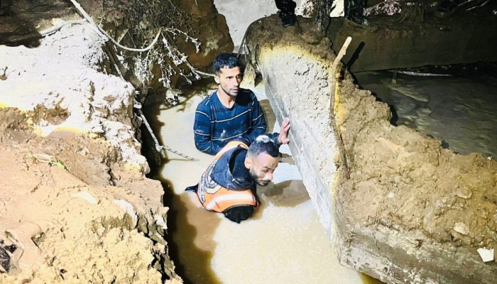 استشهاد طفل وسيدة في غزة  منذ بدء تأثير المنخفض الجوي