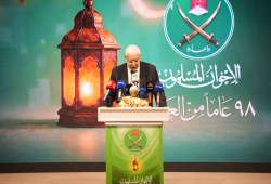 رموز إسلامية ومصرية على مائدة الإخوان المسلمين في الذكرى الثامنة والتسعين لتأسيس الجماعة