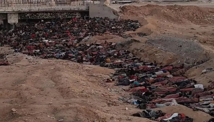 مرتزق بريطاني يوثق وحشية الاحتلال ضد المجوّعين في غزة