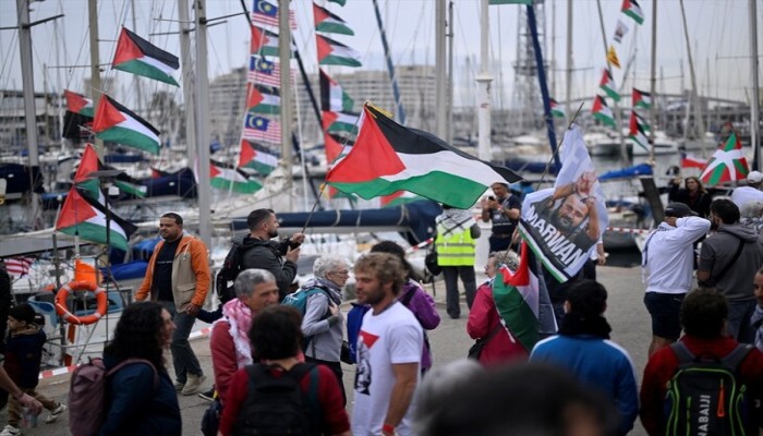 انطلاق اأسطول الصمود العالمي من برشلونة لكسر حصار غزة