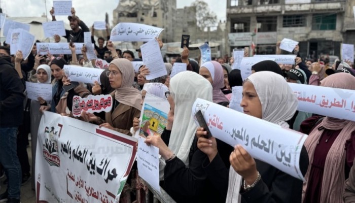 طلاب غزة العالقون يطالبون بفتح المعابر