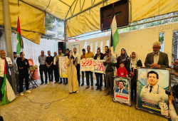 وقفة في غزة تندّد بالاعتداءات على الأسرى بسجون الاحتلال