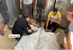 استشهاد شقيقين وإصابة آخرين بقصف صهيوني وسط غزة