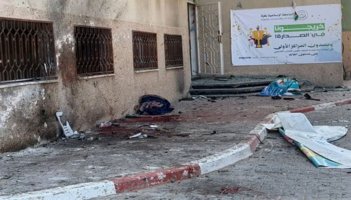 حماس تطالب بلجم الاحتلال بعد استهداف الجامعة الإسلامية بغزة